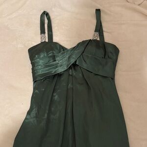 Elegant Green Evening Dress